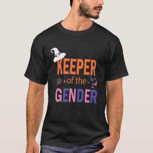 Spooky Keeper Of The gender Witch Ghost Halloween T-Shirt