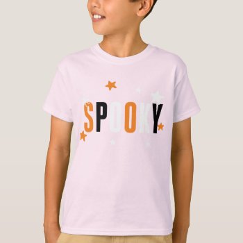 Spooky Kids Halloween Cute Shirt by blush_printables at Zazzle
