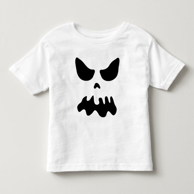 Spooky kid's Halloween party ghost costume t shirt (Front)