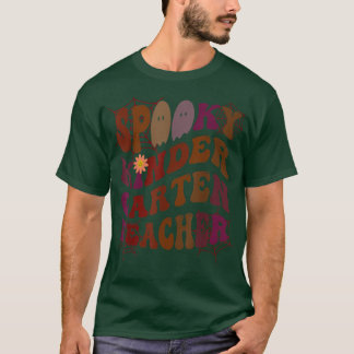 SPOOKY KINDER GARTEN TEACHER Costume This Is My Fa T-Shirt