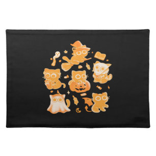 Spooky Kittens Classic T-Shirt Cloth Placemat