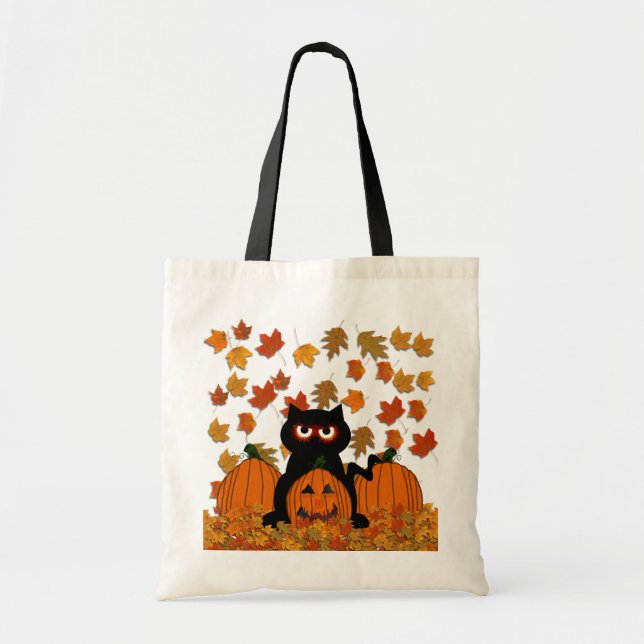 Spooky Kitty Tote Bag (Front)