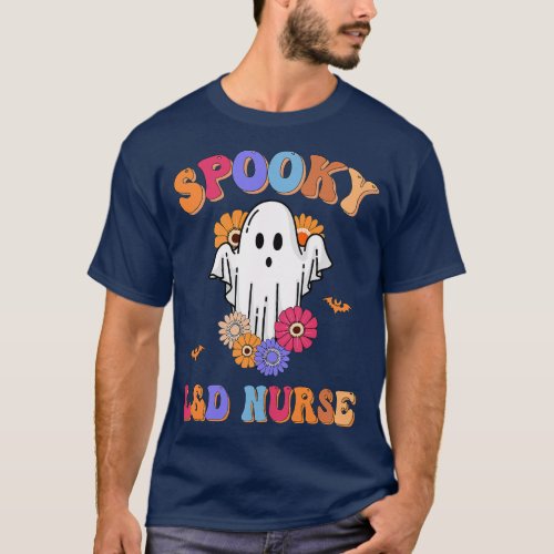 Spooky LD Nurse Halloween Labor And Delivery Nurs T_Shirt