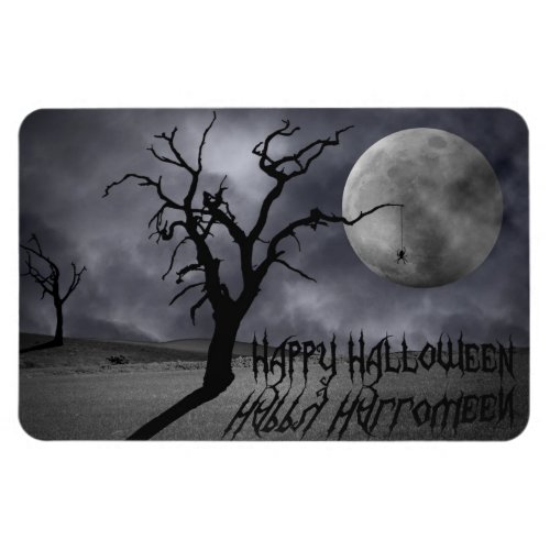 Spooky Landscape Halloween Magnet