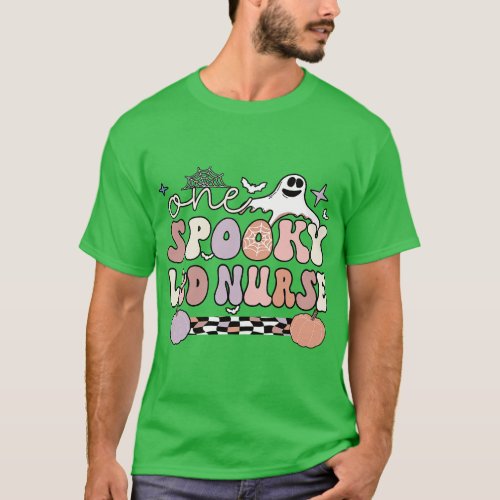 Spooky LD Nurse Halloween Labor And Delivery Nurse T_Shirt