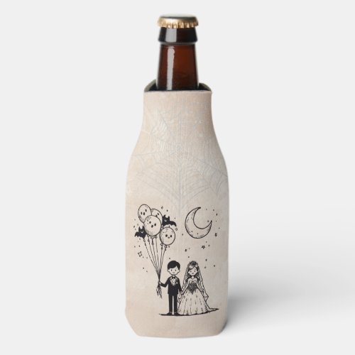 Spooky Little Couple Bottle Cooler