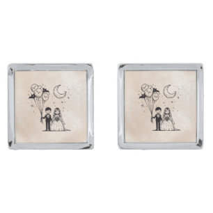 Spooky Little Couple Cufflinks
