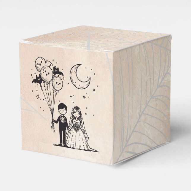 Spooky Little Couple Favor Boxes (Front Side)