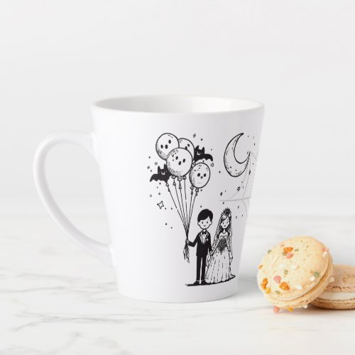 Spooky Little Couple Latte Mug