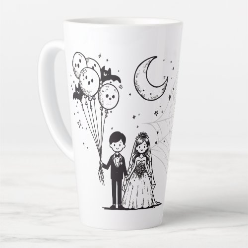 Spooky Little Couple Latte Mug