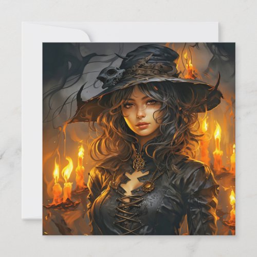 Spooky Little Ms Witch Card