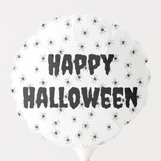 Spooky Little Spiders All Over Halloween Balloon