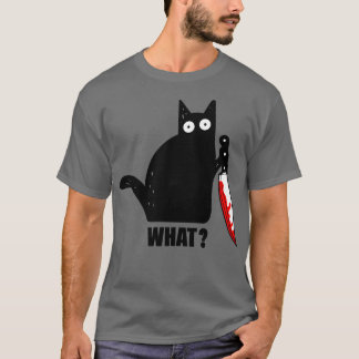 Spooky Lockdown Cat Pin T-Shirt