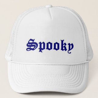 spooky logo trucker hat