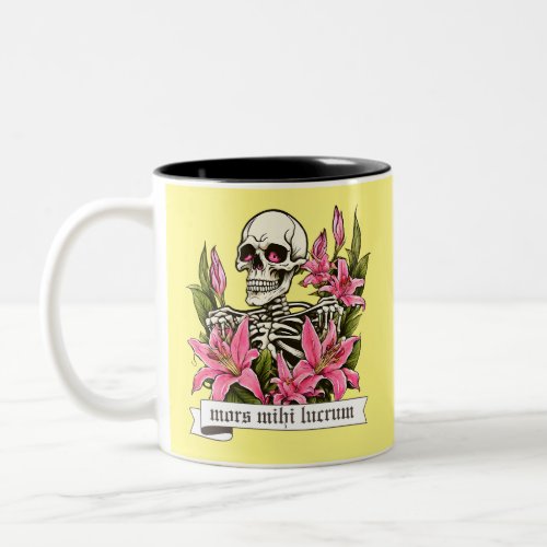 Spooky Love Valloween Creepy Gift Two_Tone Coffee Mug