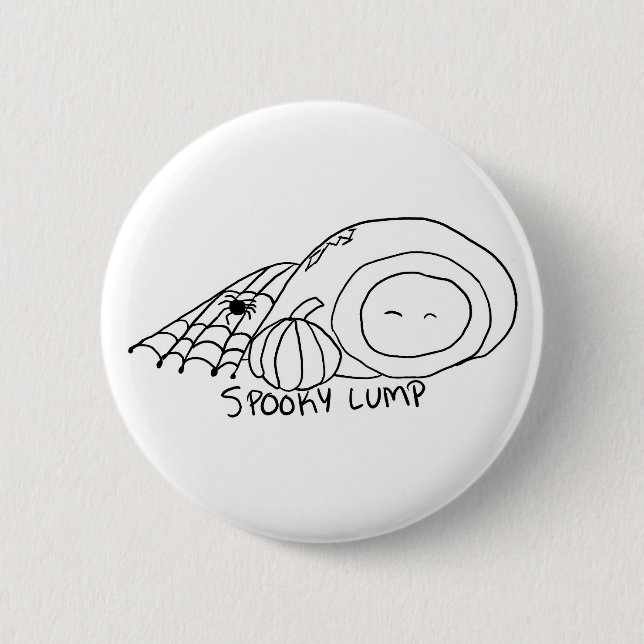 Spooky Lump Button (Front)