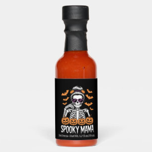 Spooky Mama Cool Halloween Skeleton Hot Sauces