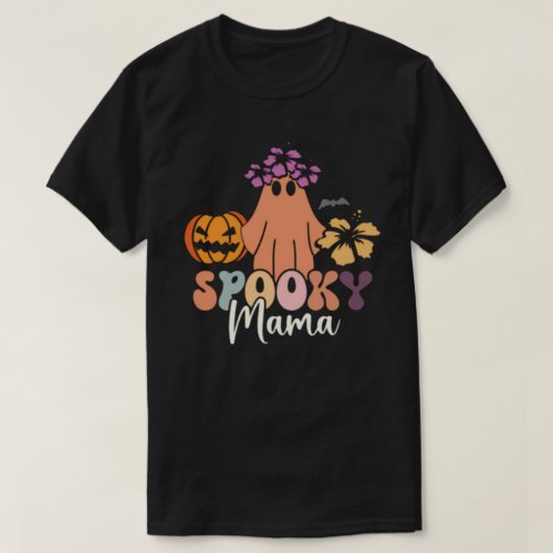 Spooky Mama Halloween T_Shirt