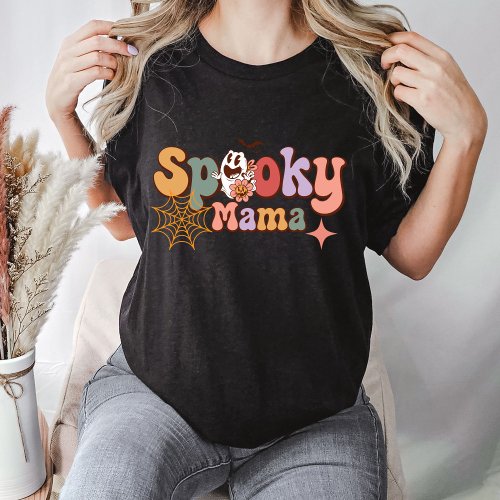 Spooky Mama Halloween T_shirts Spooky Vibe T_Shirt