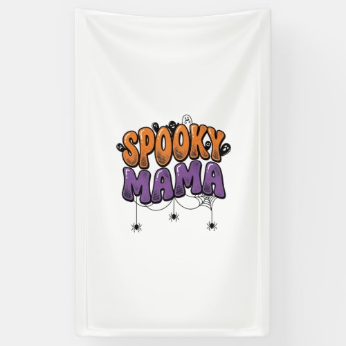 Spooky Mama Vintage Halloween Mom Shirt Design_1 Banner