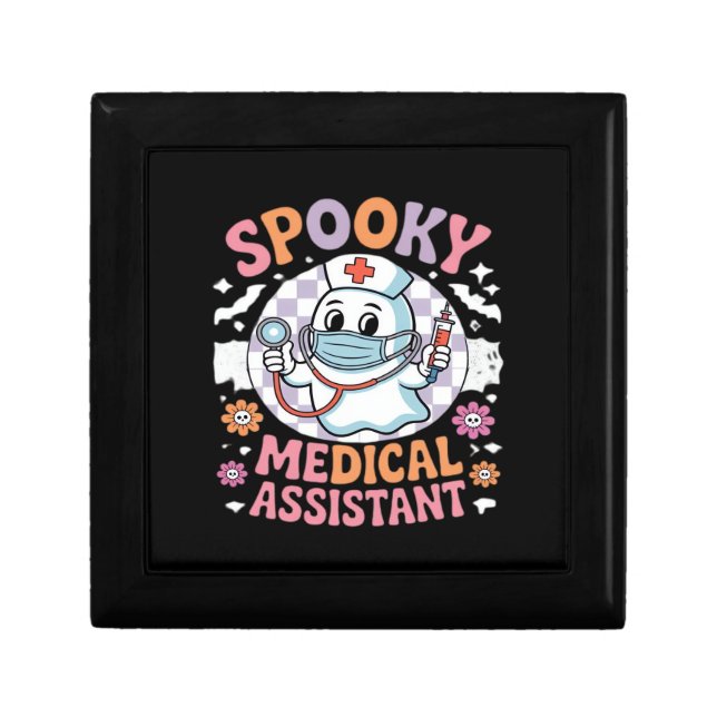 Spooky Medical Assistant Cute Halloween Essential  Gift Box (Front)