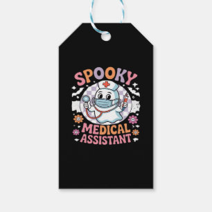 Spooky Medical Assistant Cute Halloween Essential Gift Tags