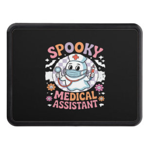 Spooky Medical Assistant Cute Halloween Essential  Hitch Cover
