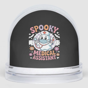 Spooky Medical Assistant Cute Halloween Essential  Snow Globe