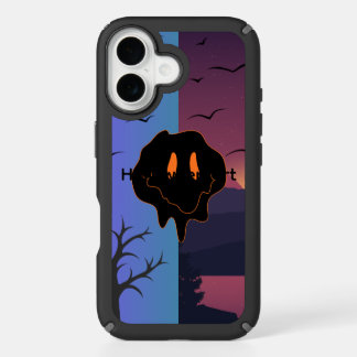 Spooky Melting Void Halloween Art iPhone 16 Case