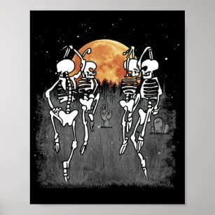 Skeleton Dancing Wall Art & Décor | Zazzle