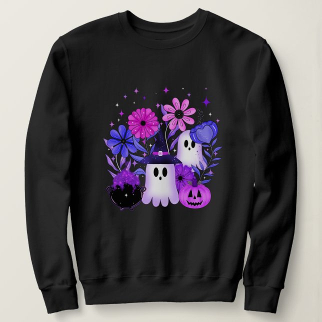 Spooky Midnight Garden Sweatshirt (Design Front)