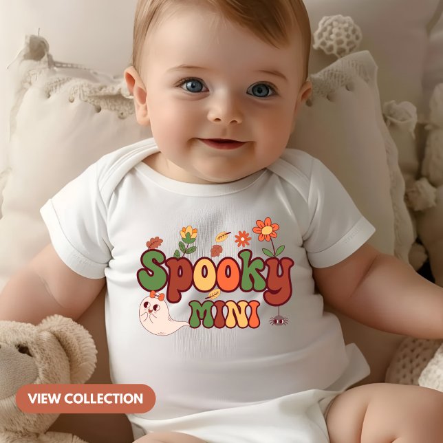 Spooky Mini Halloween Mommy and Me Matching Baby Bodysuit (Creator Uploaded)