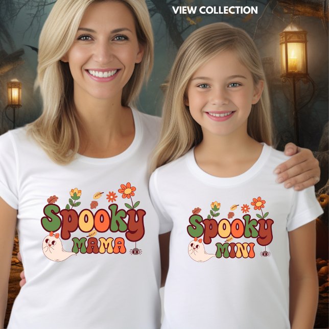 Spooky Mini Halloween Mommy and Me Matching T-Shirt (Creator Uploaded)