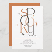 Spooky Minimal Retro Modern Aesthetic Halloween