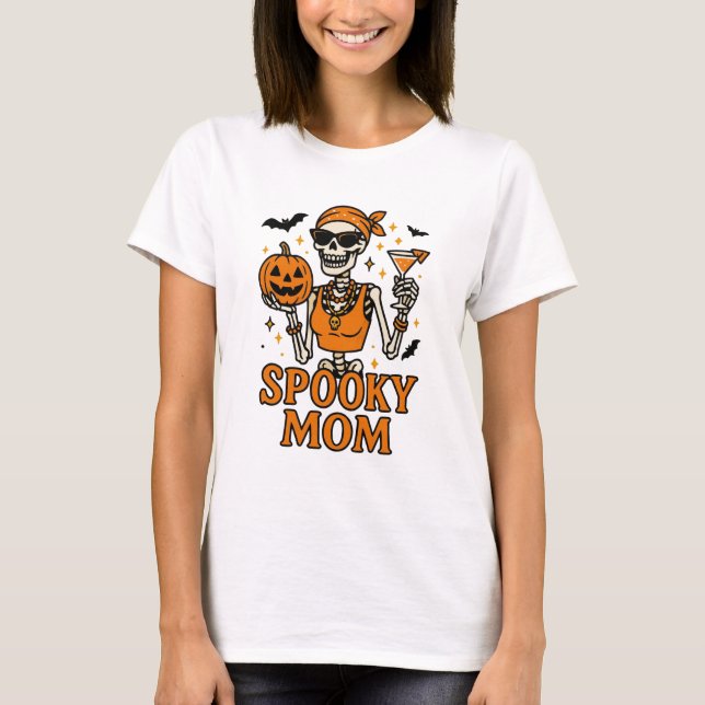 Spooky Mom Halloween T-Shirt (Front)
