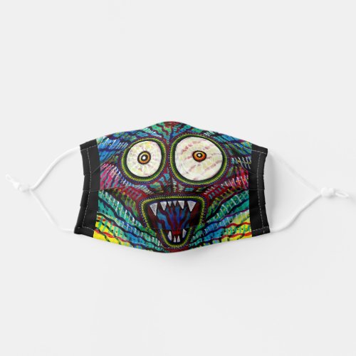 Spooky Monster Scream Adult Cloth Face Mask