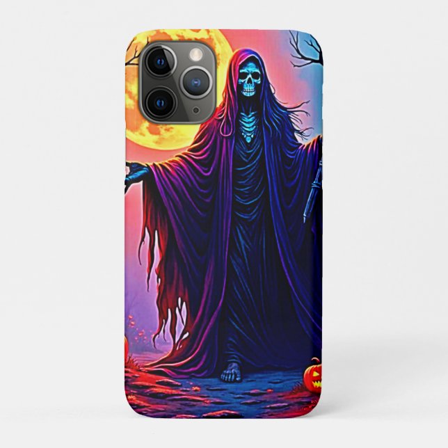 Spooky Moon Death's Call Design Case-Mate iPhone Case (Back)