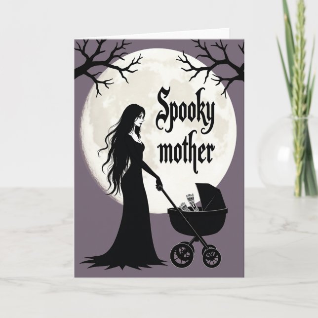 Spooky Mother Themed Card (Front)