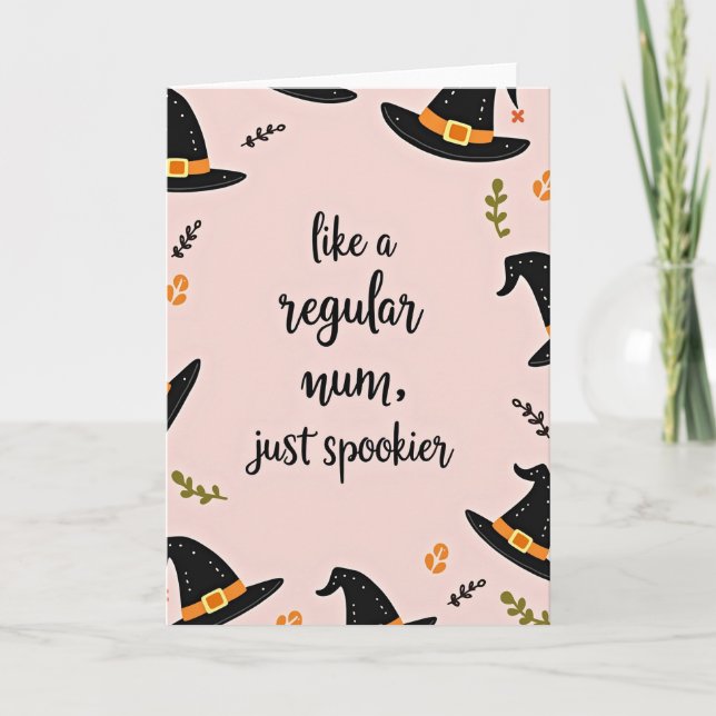 Spooky Mum Halloween Card (Front)