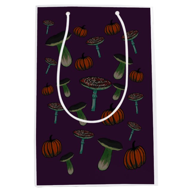 Spooky mushroom gift bag (Front)