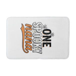 Spooky Nana Halloween Ghost Vintage Shirt Design_1 Bath Mat