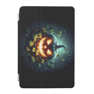 Spooky nature glowing Halloween pumpkin iPad Mini Cover