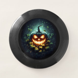 Spooky nature glowing Halloween pumpkin Wham-O Frisbee