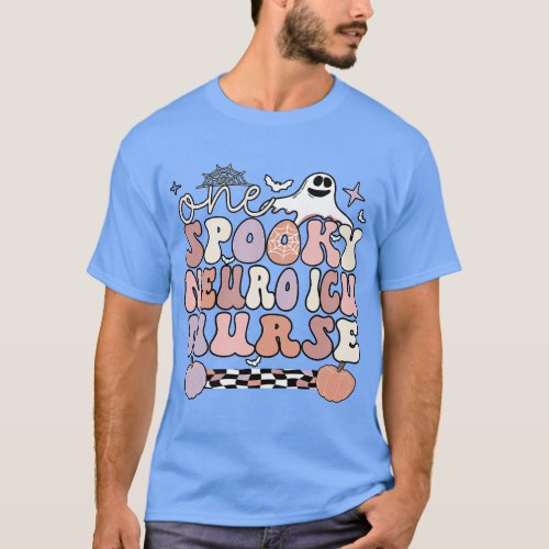 Spooky Neuro ICU Nurse Halloween Neuro ICU Nursing T_Shirt