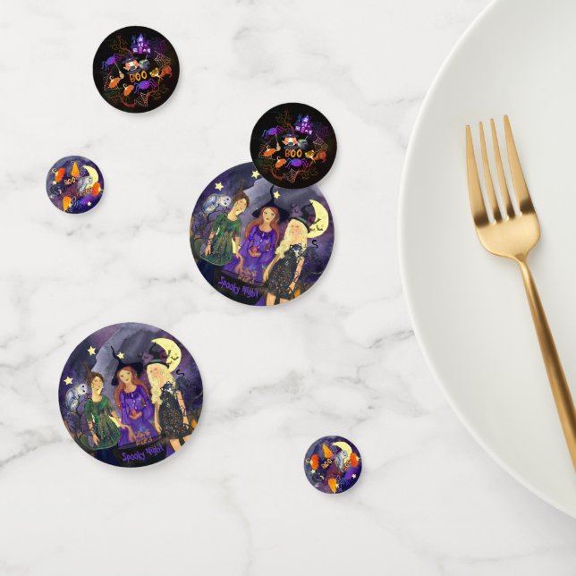 Spooky Night Halloween Birthdday Party  Confetti (Group)