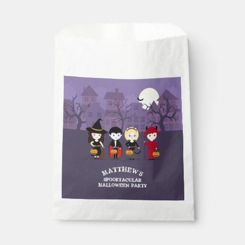 Spooky Night Halloween Party Favor Bag