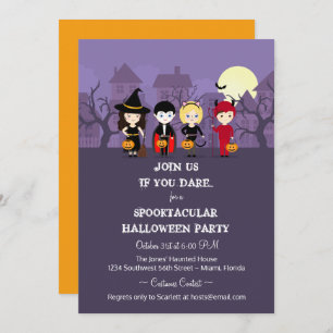 Spooky Night Halloween Party Invitation