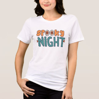 Spooky night happy Halloween Tri-Blend Shirt