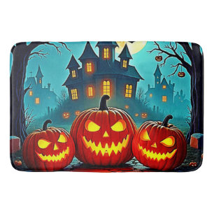  Spooky Night Haunted House Thrills Bath Mat