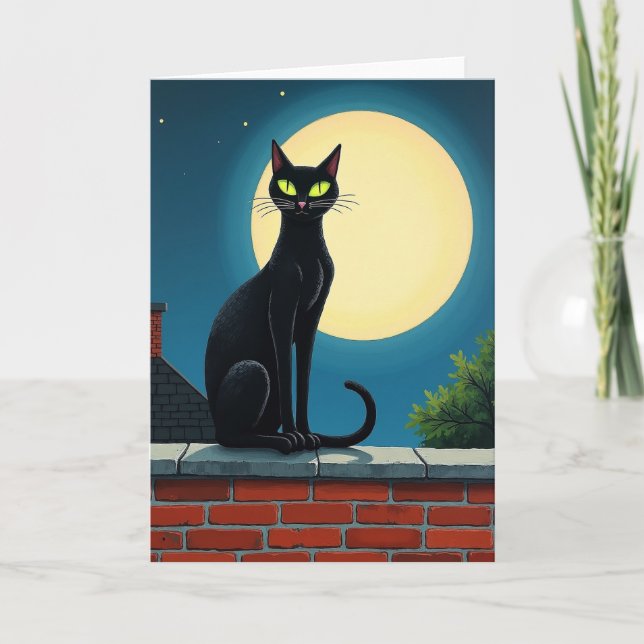 Spooky Night Watcher Card (Front)